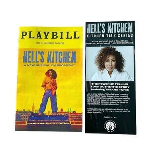 2024 Hell's Kitchen The Musical Playbill Alicia Keys Broadway Maleah Joi Moon